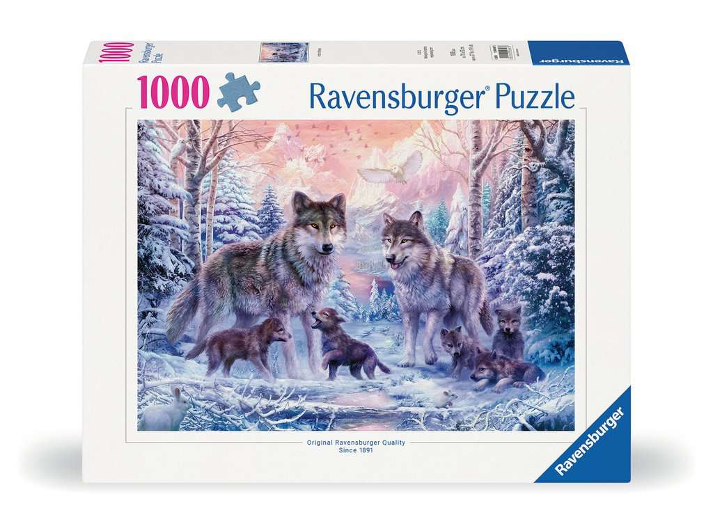 Ravensburger - Arctic Wolves - 1000 piece jigsaw New Version - Good Games