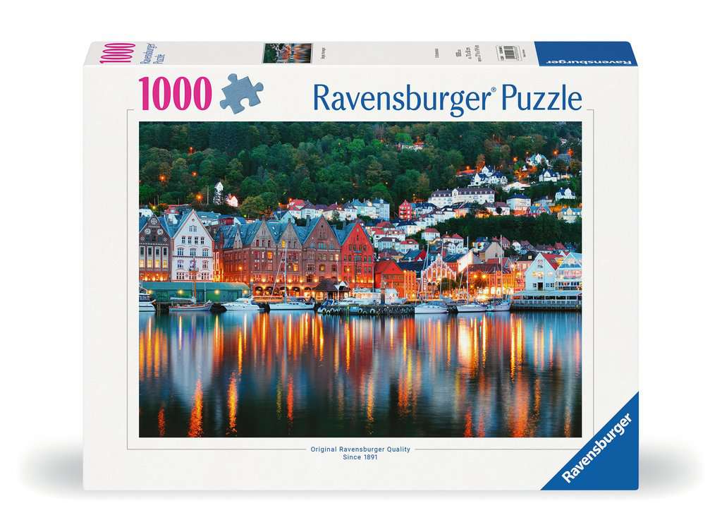 Ravensburger - Bergen Norwegian - 1000 piece jigsaw - Good Games