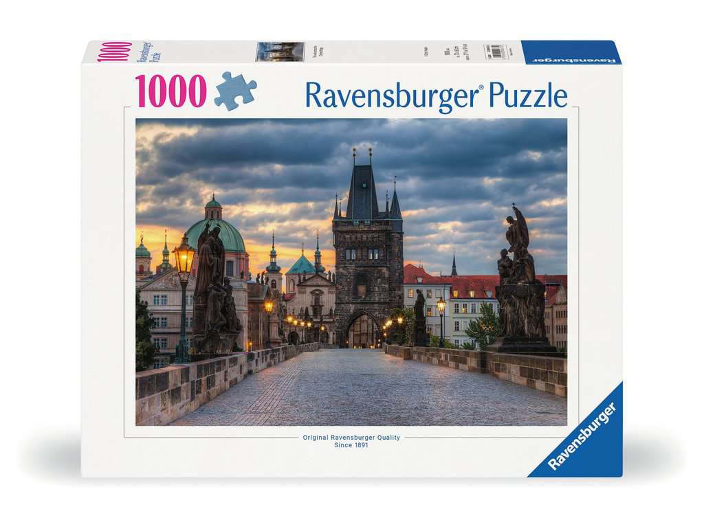 Ravensburger - Charles Bridge at Dawn Puzzle 1000 Piece Jigsaw (New Version) - Good Games