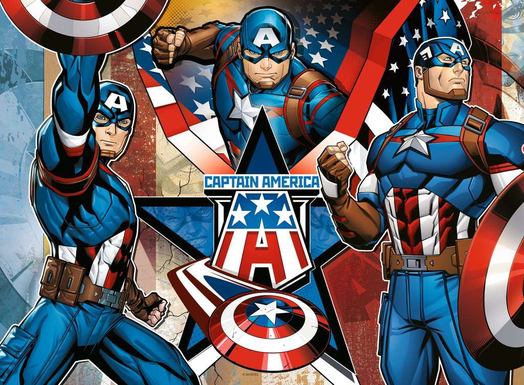 Ravensburger - Marvel Captain America 100 Piece Jigsaw - Good Games
