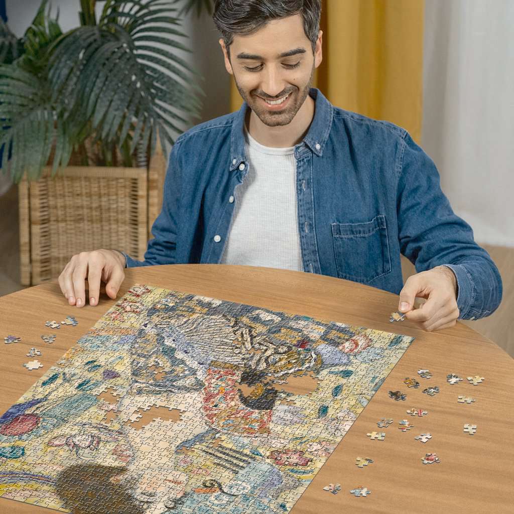 Ravensburger - Lady with a Fan 1000 Piece Jigsaw - New Version - Good Games