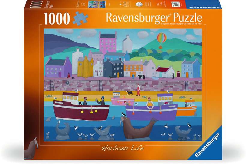 Ravensburger - Alisa Black Harbour Life 1000 Piece Jigsaw - New Edition - Good Games