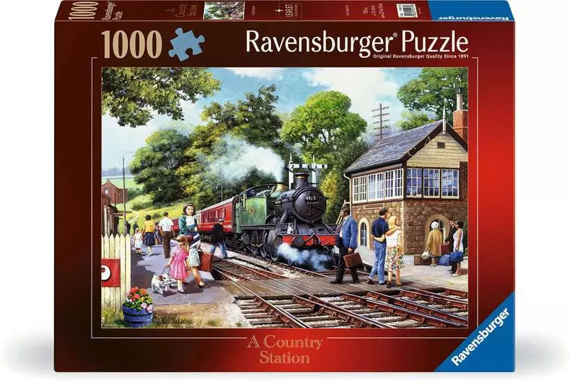 Ravensburger - A Country Station - 1000 piece jigsaw - Good Games