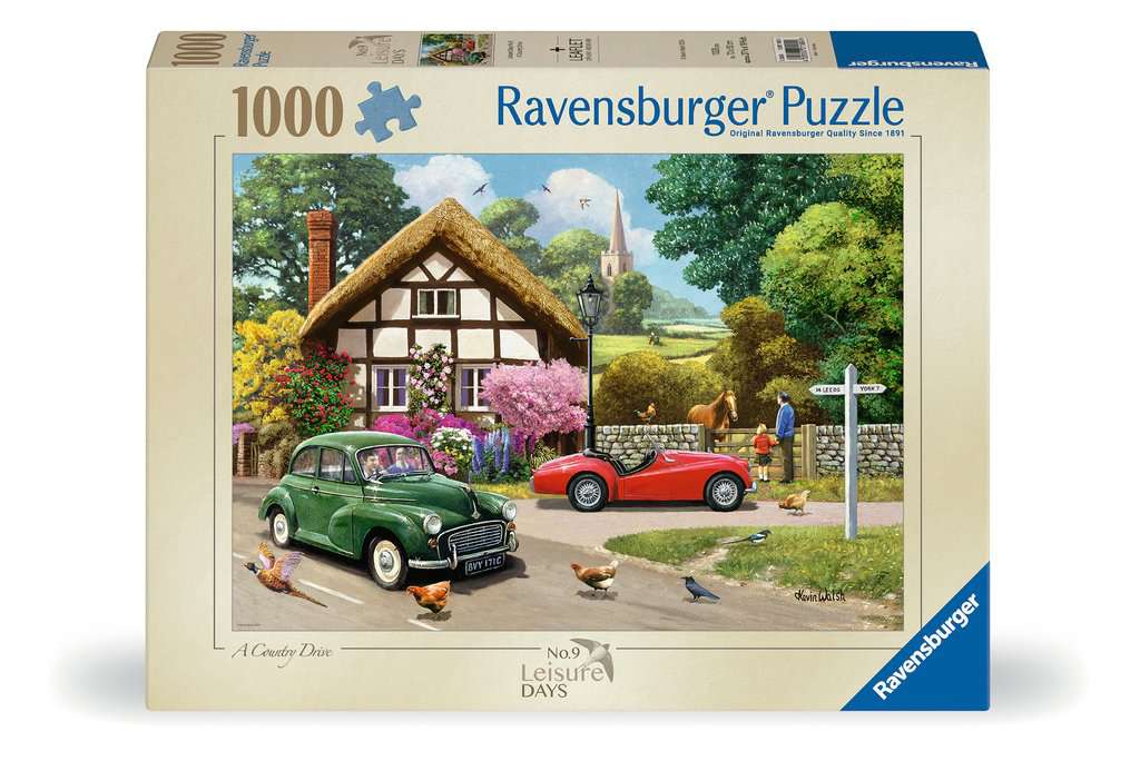 Ravensburger - Leisure Days no. 9, A Country Drive 1000 piece Jigsaw - Good Games