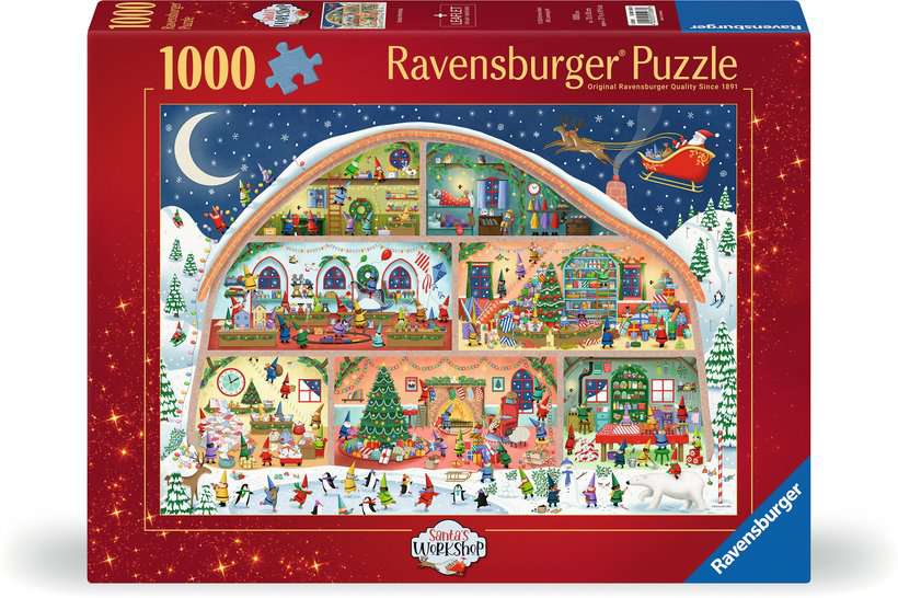 Ravensburger - Santa's Workshop 1000 Piece Jigsaw - Good Games