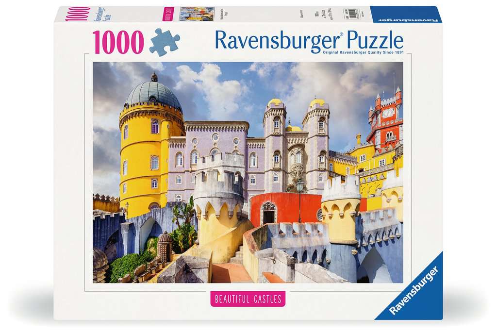 Ravensburger - Pena National Palace Portugal - Beautiful Castles 1000 Piece Jigsaw - Good Games