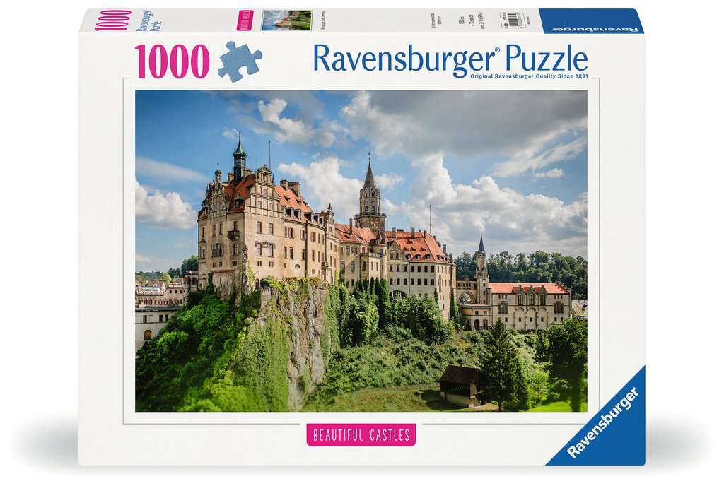 Ravensburger - Sigmaringen Castle Germany - Beautiful Castles 1000 Piece Jigsaw - Good Games