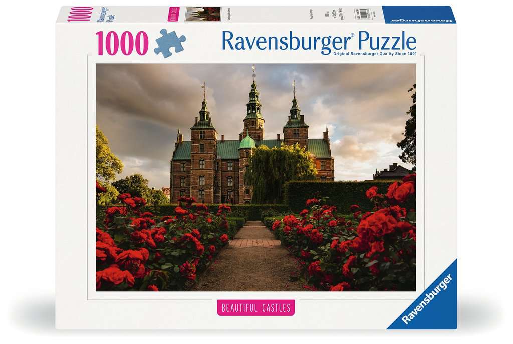 Ravensburger - Rosenborg Castle Denmark - Beautiful Castles 1000 Piece Jigsaw - Good Games