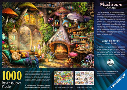 Ravensburger - Mushroom Cottage - 1000 piece jigsaw New Version - Good Games