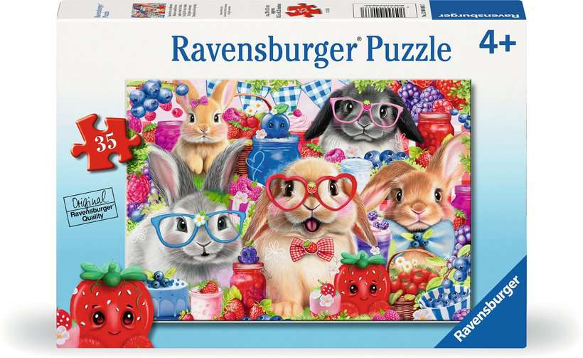 Ravensburger - Bunnies and berries 35 Piece Jigsaw - Good Games
