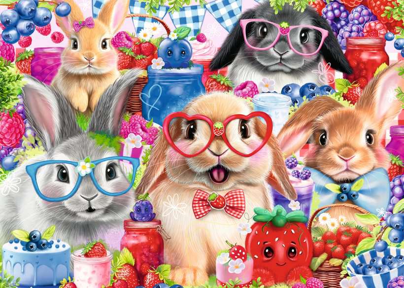 Ravensburger - Bunnies and berries 35 Piece Jigsaw - Good Games