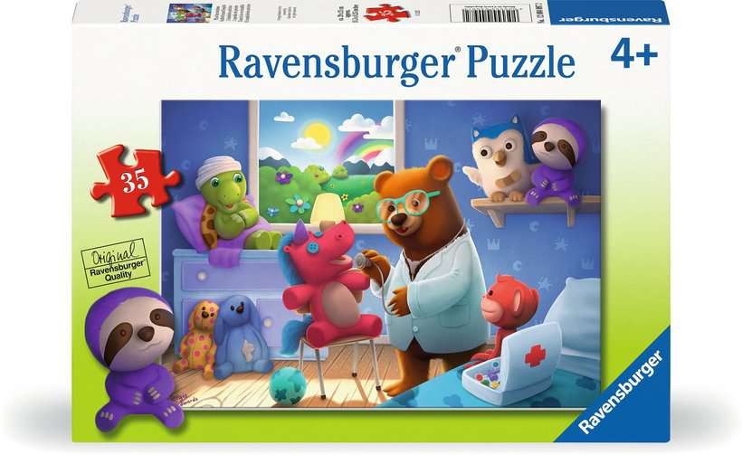 Ravensburger - Stuffed Animal Hoapital 35 Piece Jigsaw - Good Games