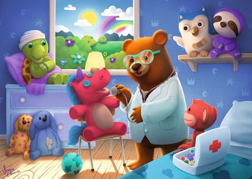 Ravensburger - Stuffed Animal Hoapital 35 Piece Jigsaw - Good Games