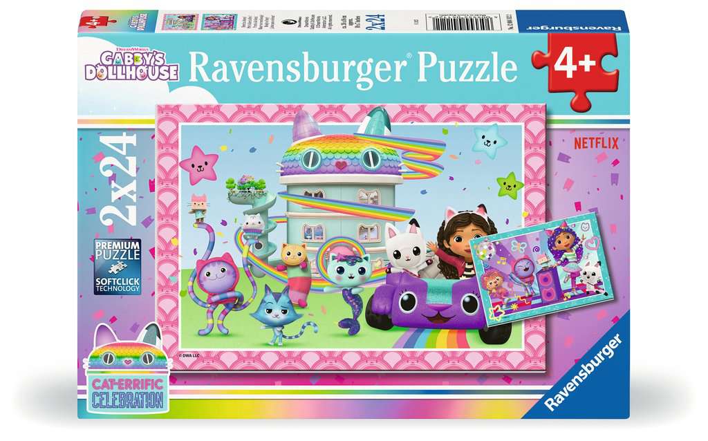 Ravensburger - Gabby's Dollhouse WT 2x24 Piece Jigsaw - Good Games