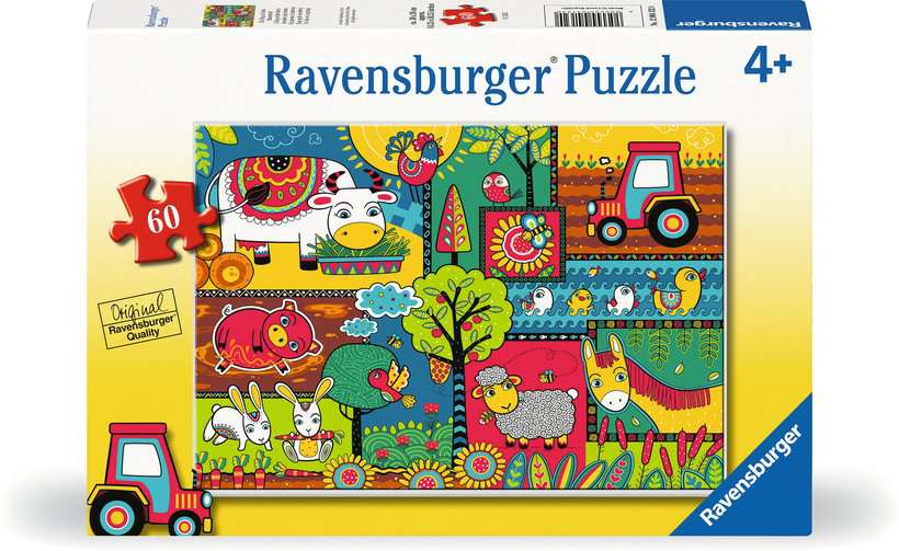 Ravensburger - A Day At The Farm 60 Piece Jigsaw - Good Games