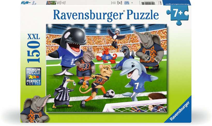 Ravensburger - Soccer Field Flair 150 Piece Jigsaw - Good Games