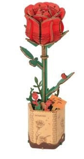 Wood Bloom Red Rose - Good Games