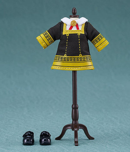 Spy x Family Anya Forger Nendoroid Doll uniform and black Mary Jane shoes on a mannequin stand