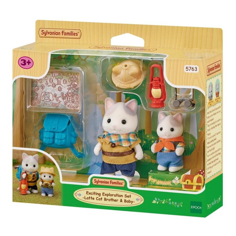 Sylvanian Families - Exciting Exploration Set -Latte Cat Brother &