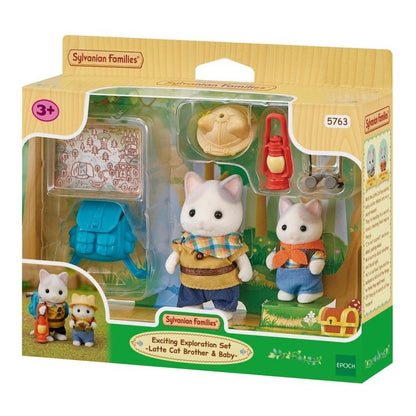 Sylvanian Families - Exciting Exploration Set -Latte Cat Brother &