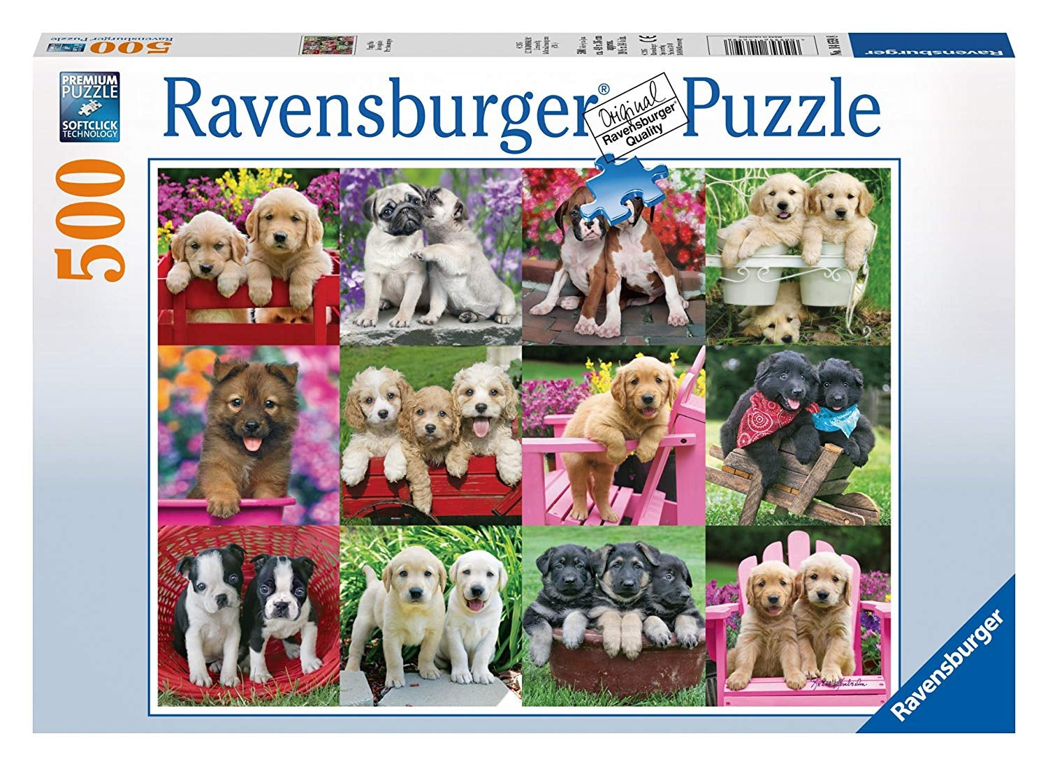 Ravensburger - Puppy Pals - 500 Piece Jigsaw - Good Games