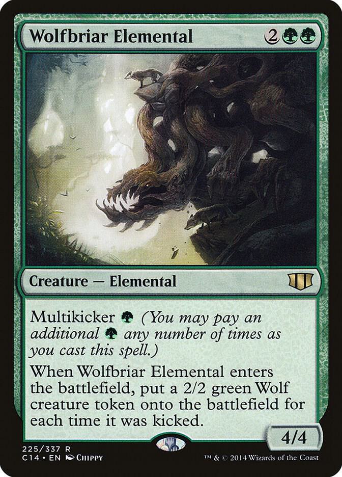 Wolfbriar Elemental 225/337 (Commander 2014) 