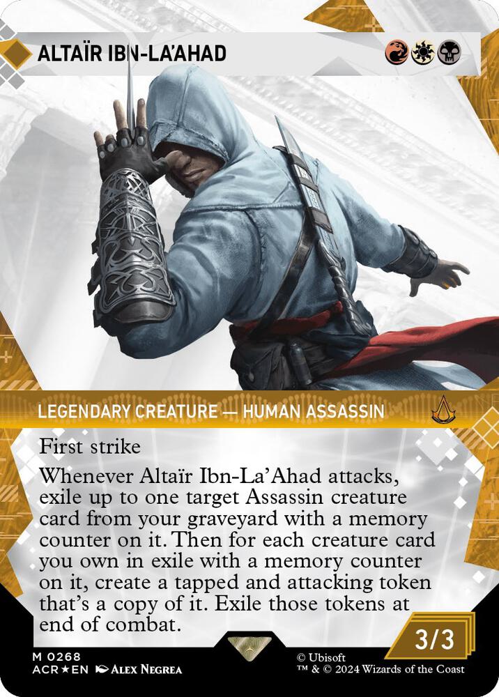 Altaïr Ibn-LaAhad 268/110 (Universes Beyond: Assassin's Creed)  - Showcase Textured Foil