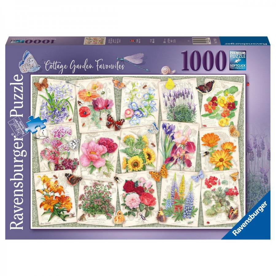 Ravensburger - Cottage Garden Favourites 1000 Piece Jigsaw - Good Games