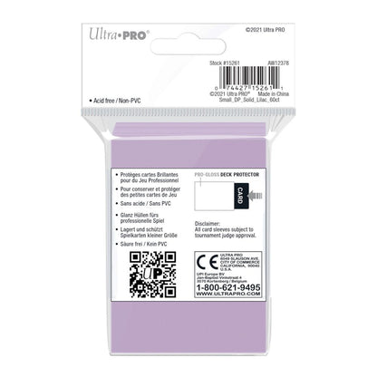 Ultra Pro - PRO-Gloss 60ct Small Deck Protector sleeves - Lilac - Good Games