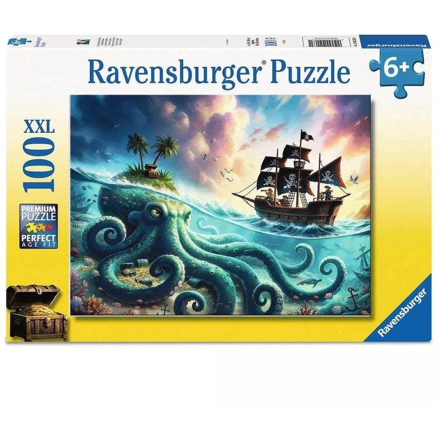Ravensburger - Octopus Treasure 100 Pieces