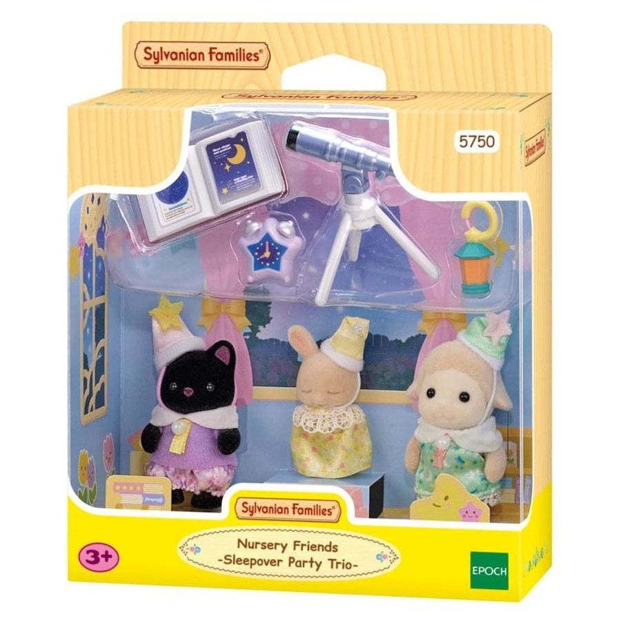 Sylvanian Families - Nursery Friends -Sleepover Party Trio
