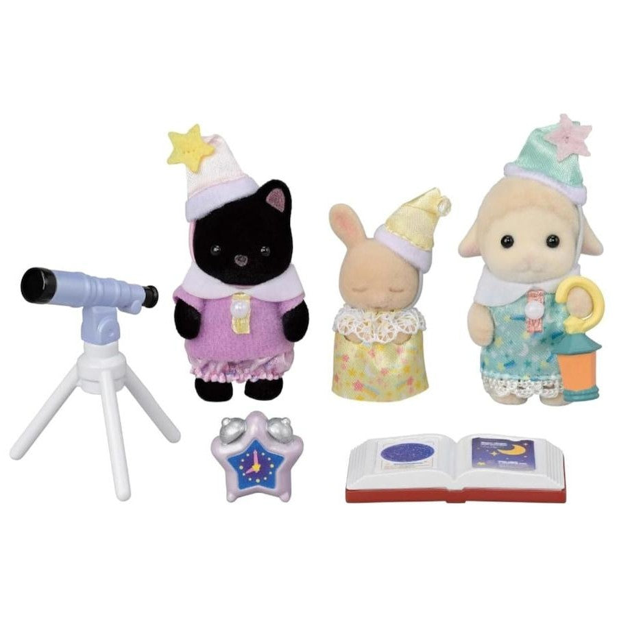 Sylvanian Families - Nursery Friends -Sleepover Party Trio