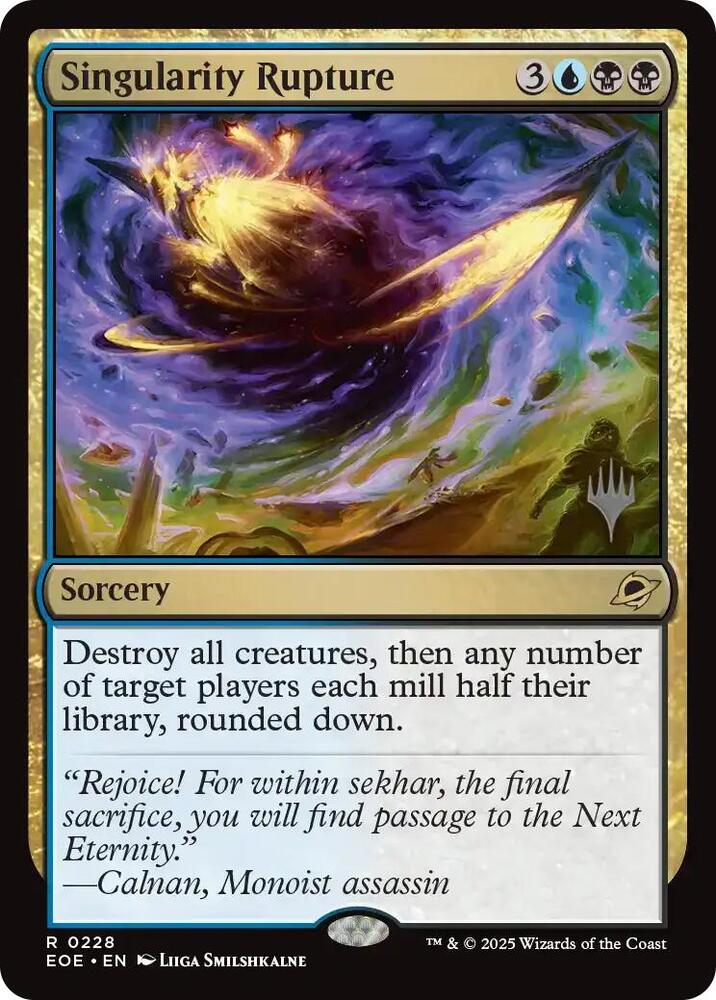 Singularity Rupture 228 (Promo Pack: Edge of Eternities)  - Foil