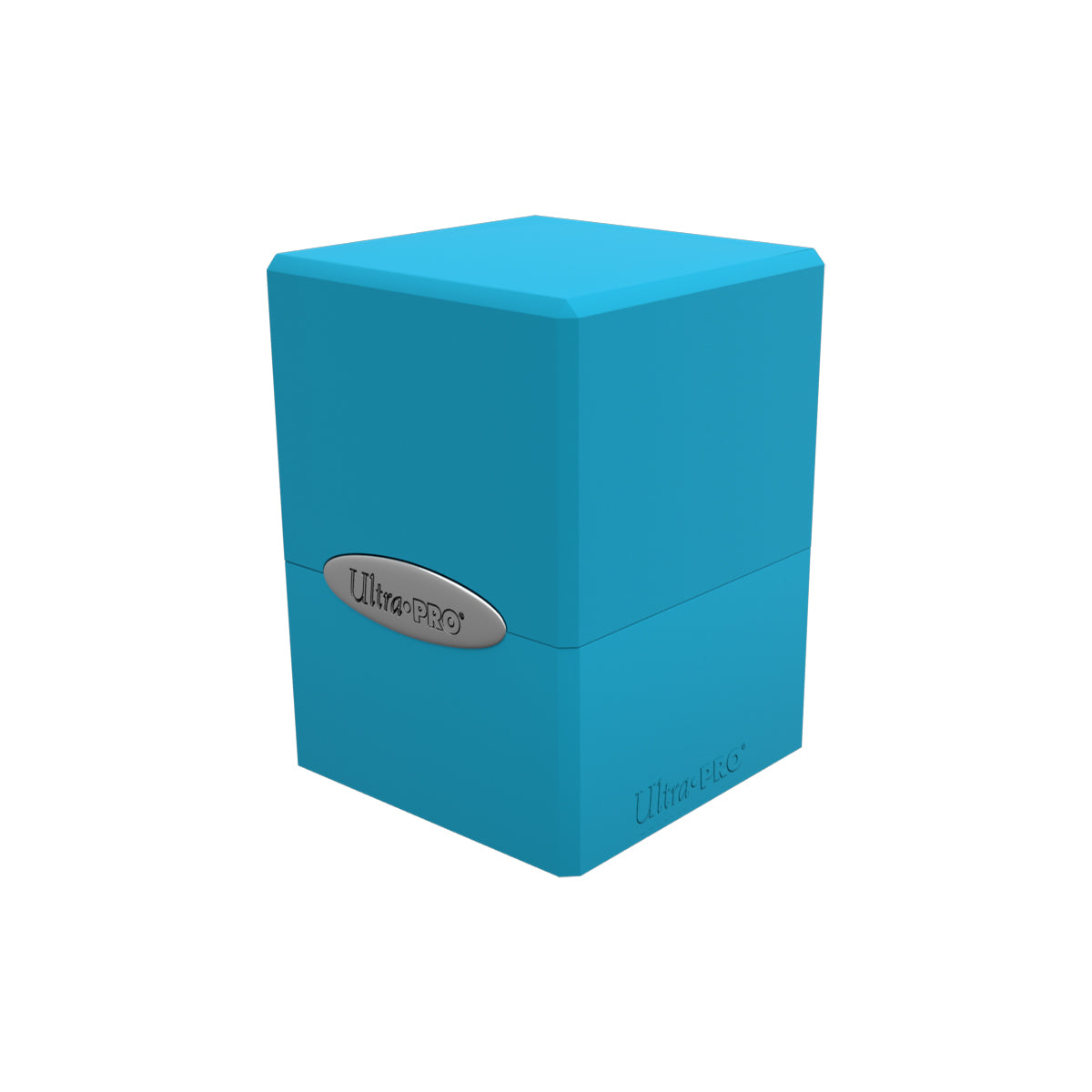 Teal Ultra PRO deck box with silver logo