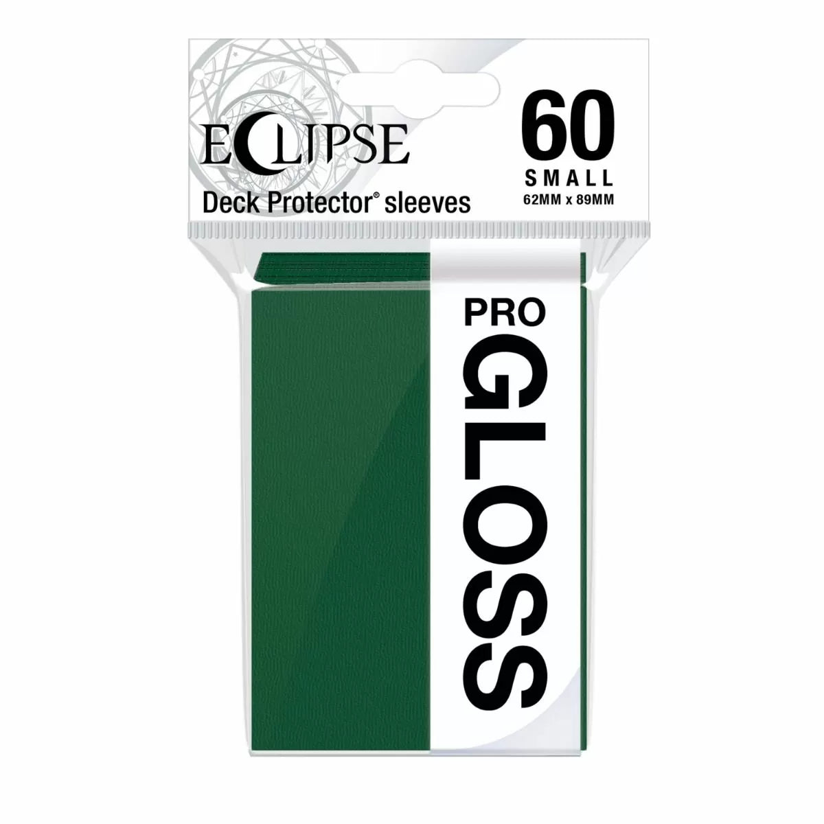 Ultra Pro: UP15629 Eclipse Gloss Small Sleeves 60 pack Forest Green - Good Games