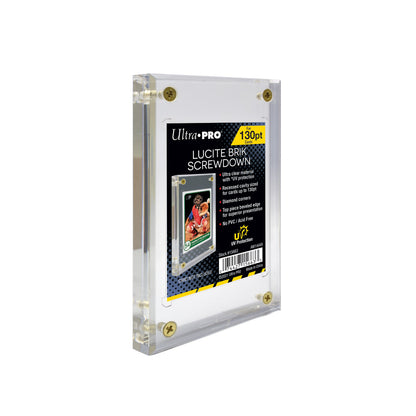 Ultra Pro UP15663 130PT Lucite Brik UV Screwdown Card Holder - Good Games