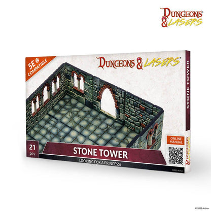 Archon Studio Dungeons and Lasers Expansion Bits - Stone Tower - Good Games