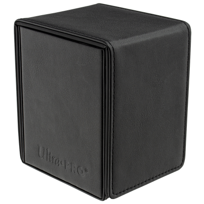 Ultra Pro UP15928 Vivid Alcove Flip Deck Box - Black - Good Games