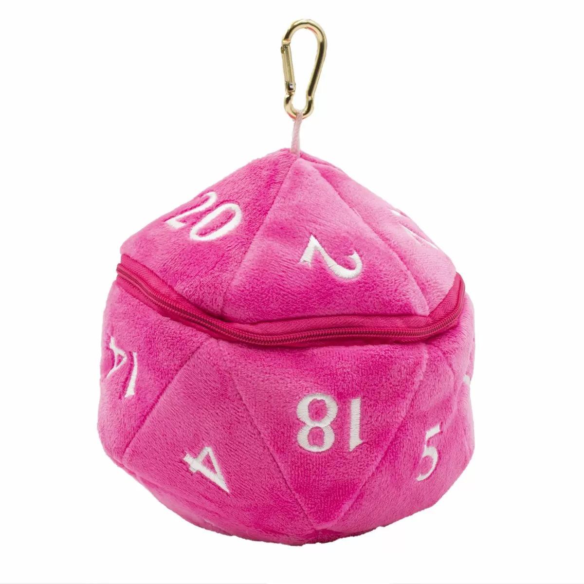 D20 Plush Dice Bag - Hot Pink - Good Games