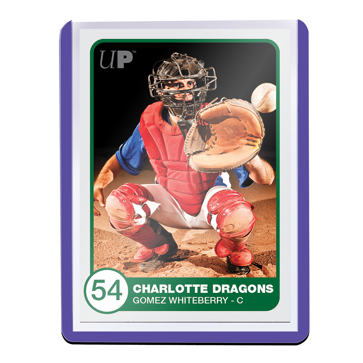 Ultra Pro UP16160 Purple Border Toploaders 25-Piece Set 3" x 4" - Good Games