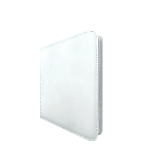 Vivid 9 Pocket Zippered PRO- Binder: White