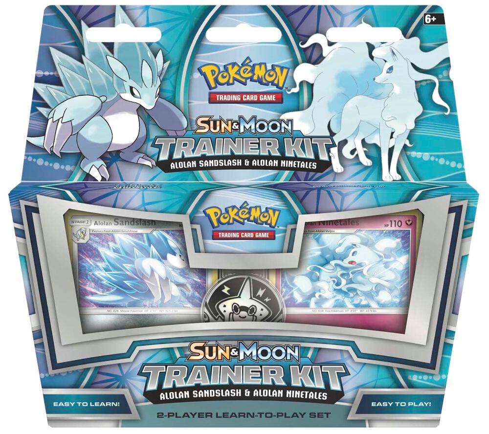 Pokemon TCG Sun &amp; Moon Trainer Kit Alolan Sandslash / Ninetales