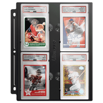 Ultra Pro UP16271 Graded Slab Page for PSA - Black - Good Games