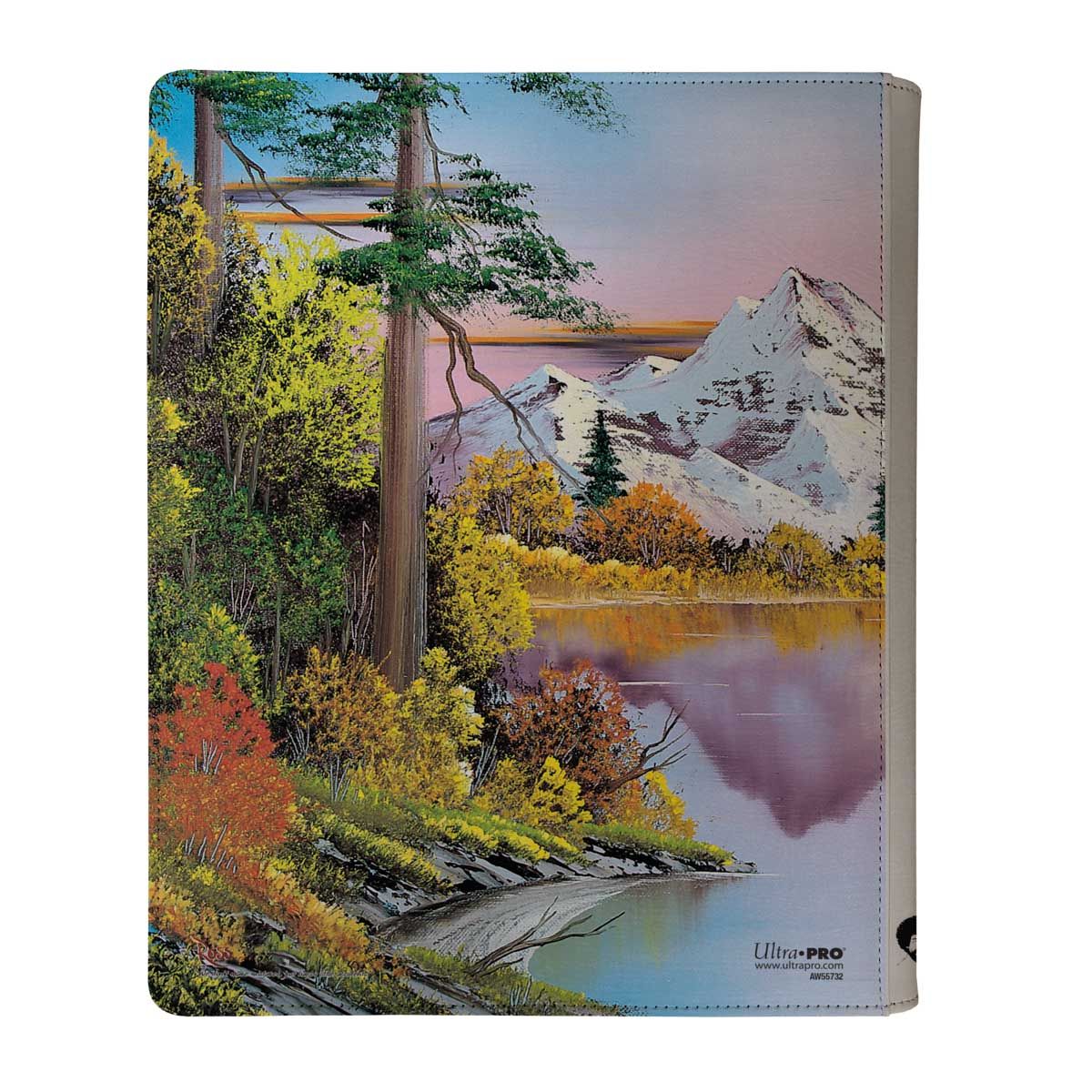 Ultra Pro: Bob Ross Mighty Mountain Lake 9-Pocket Zippered PRO-Binder (Preorder) - Good Games