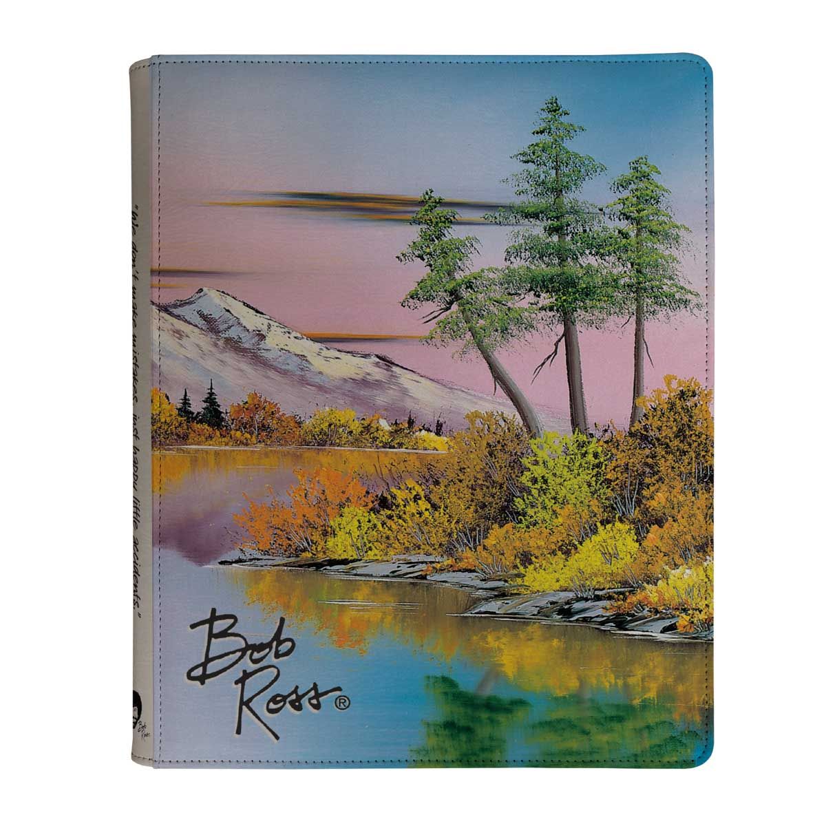 Ultra Pro: Bob Ross Mighty Mountain Lake 9-Pocket Zippered PRO-Binder (Preorder) - Good Games