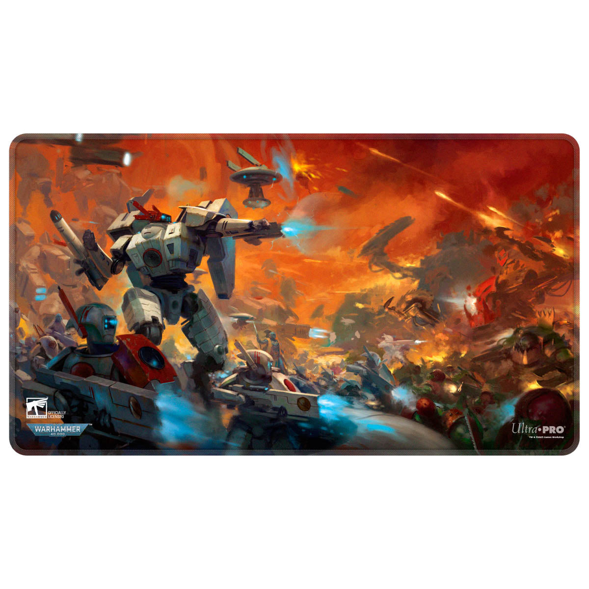 Ultra Pro: T'au Empire Codex Aligned Playmat - Stitched for Warhammer 40k