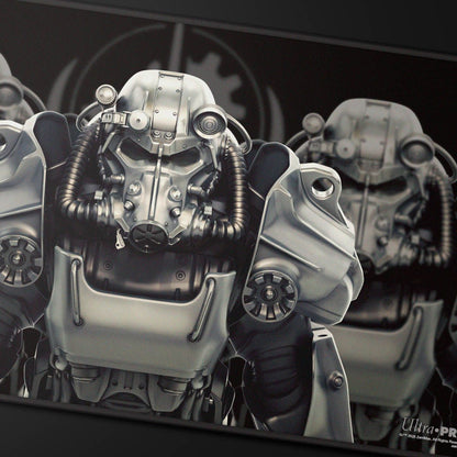 Ultra Pro: Brotherhood of Steel Black-Stitched Playmat for Bethesda - Fallout - (Preorder) - Good Games
