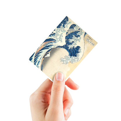 Ultra Pro: The Great Wave off Kanagawa 105ct APEX Deck Protector Sleeves - Good Games
