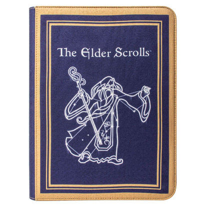 The Elder Scrolls Constellation cover: Dark blue book cover with a gold border and white line art of a wizard holding a staff