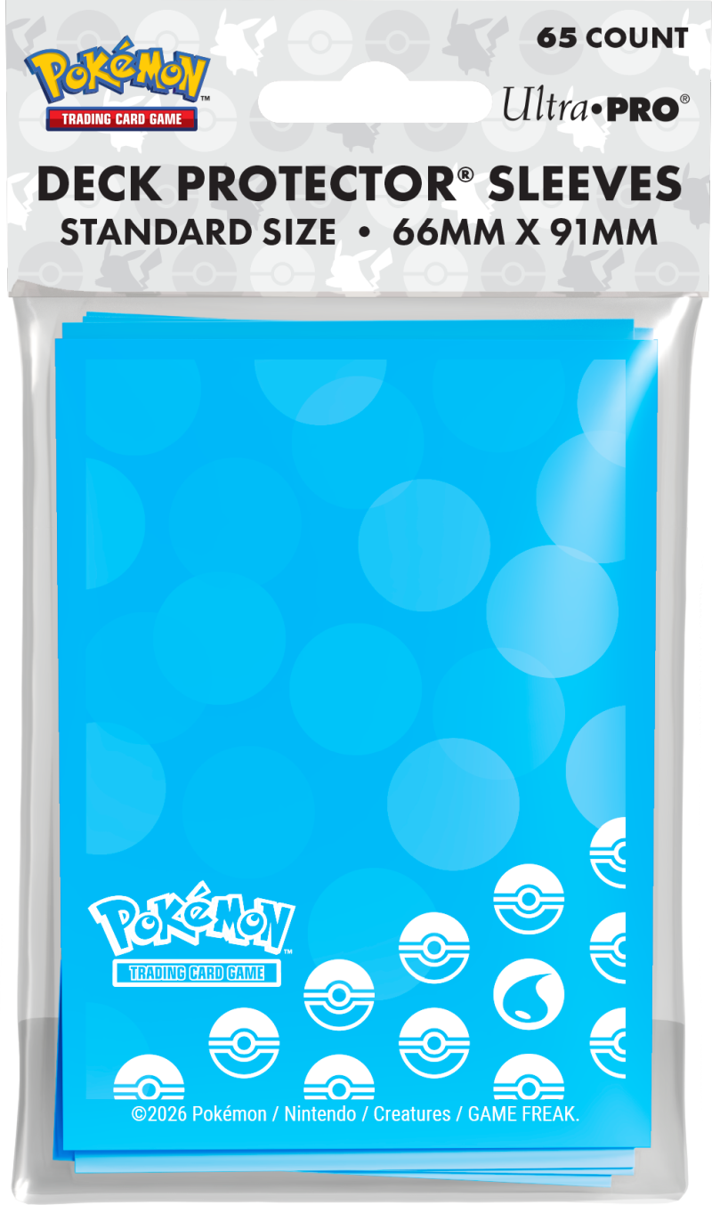 Pokémon TCG Ultra PRO Deck Protector Sleeves (65 ct), Standard Size 66mm x 91mm